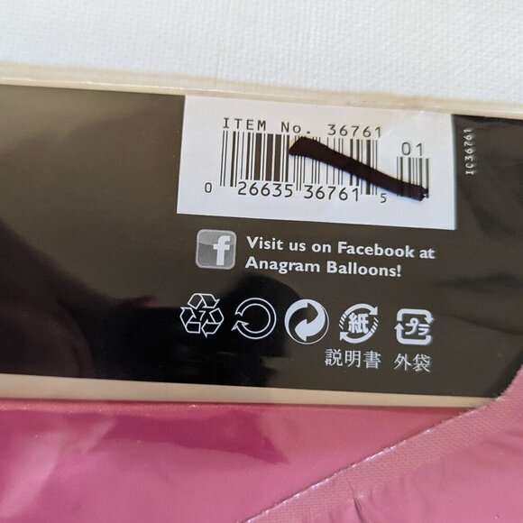 NWT Pink Poop Emoji Rose Big Foil Balloon Valentines Galentines Party Decoration - Picture 4 of 5